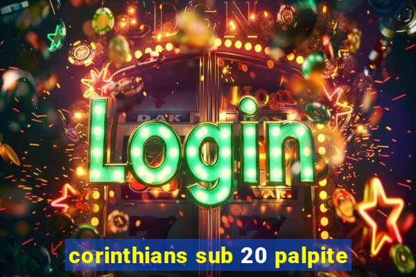 corinthians sub 20 palpite